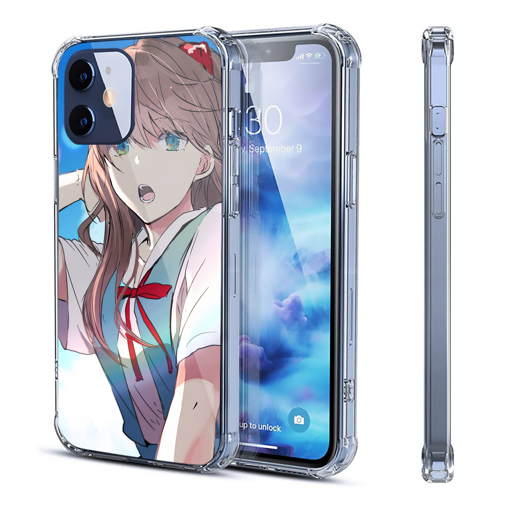 （画像用） EVA 新世紀エヴァンゲリオン 【iPhone 12シリーズ対応】透明スマホケース（クリアソフトケース）